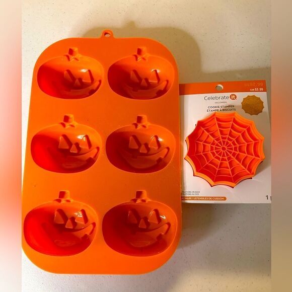 Halloween silicone mold and cookie stamp - Picture 1 of 2